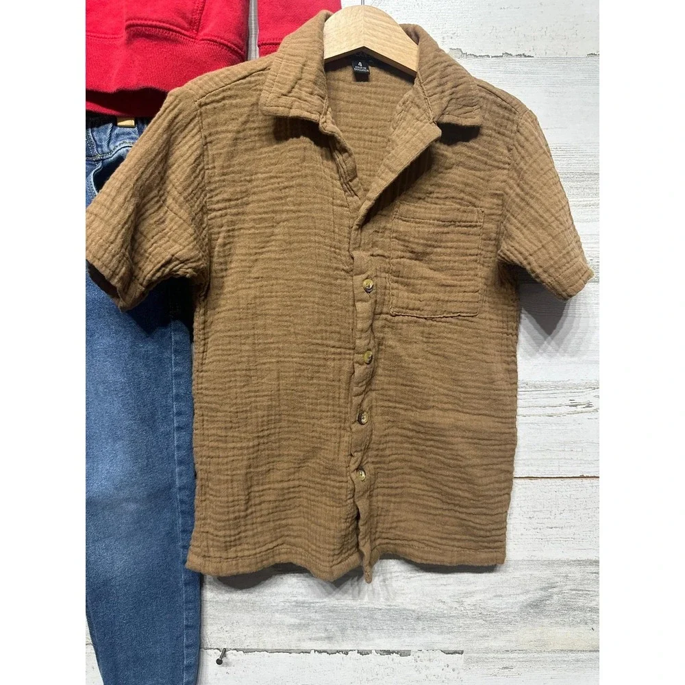 Gap Little Co American Hawk Clothing Lot‎ Boys 4 Multicolor Casual Basics